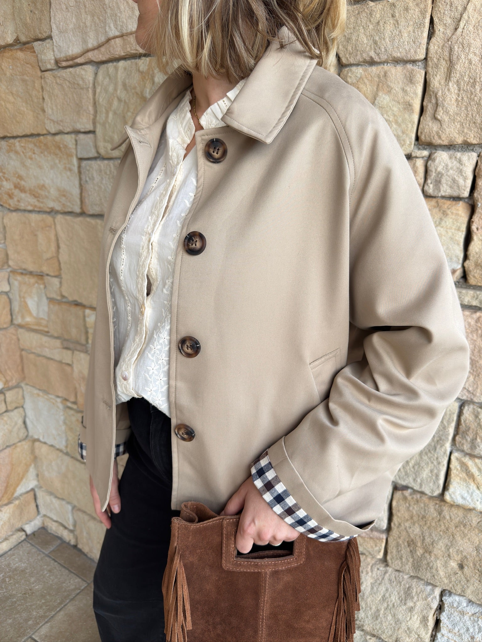 Veste trench FLORENCE - Beige