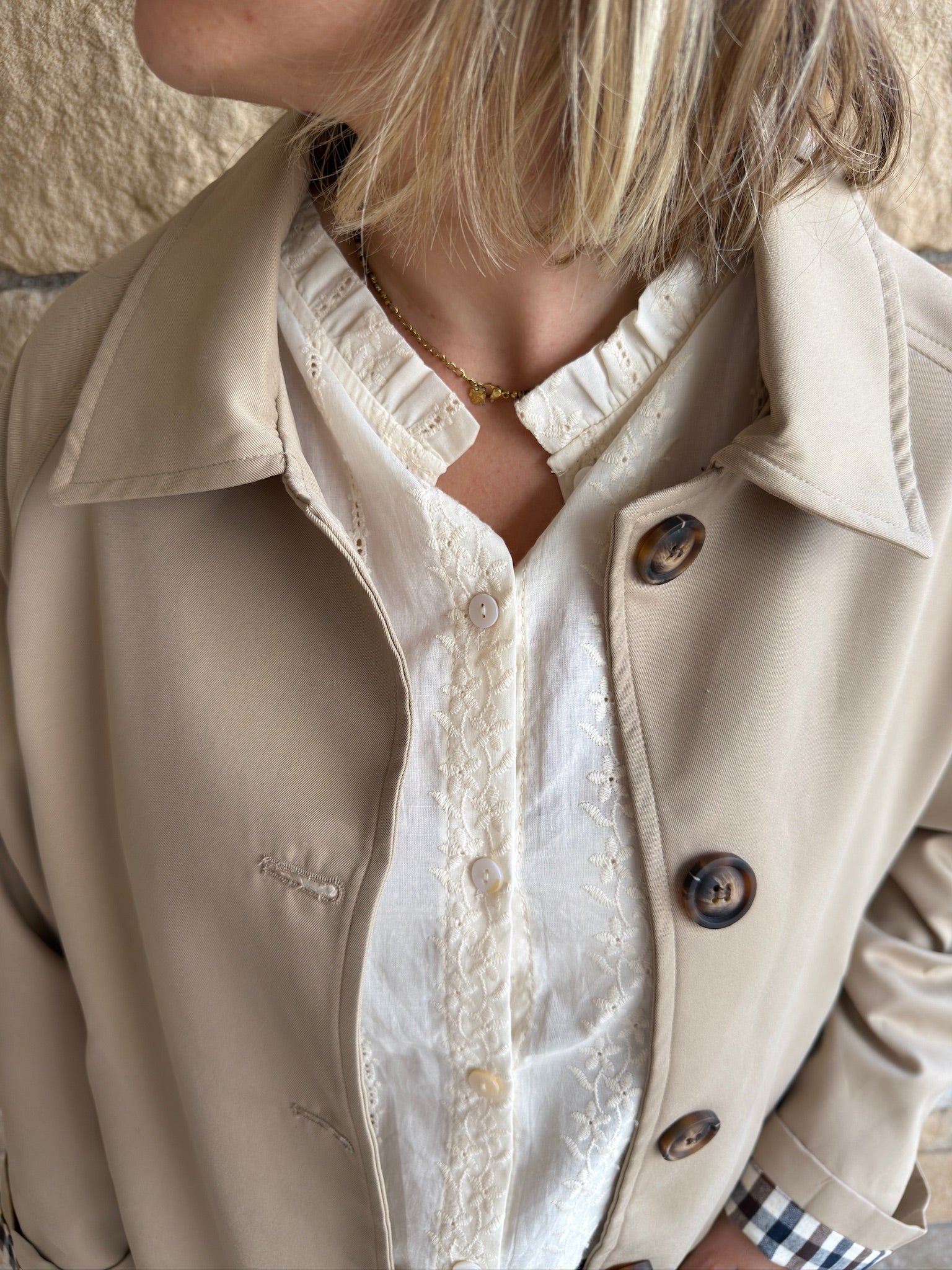 Veste trench FLORENCE - Beige